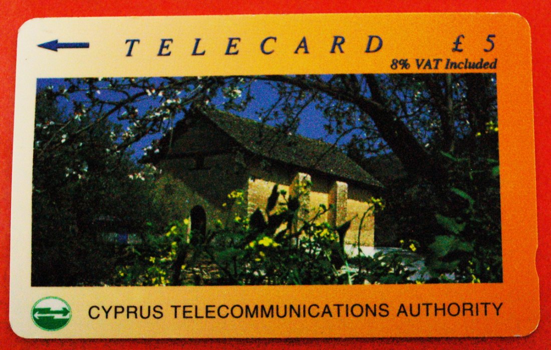  * CHURCH: TELECARD CYPRUS ★ 5 POUNDS USED! LOW START★NO RESERVE!   