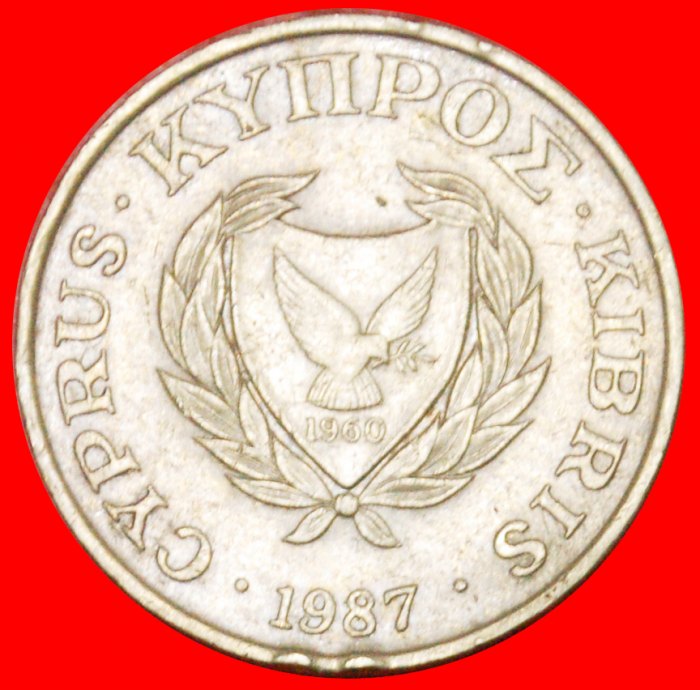  ★SILVER BOWL: CYPRUS ★ 5 CENTS 1987! LOW START ★ NO RESERVE!   
