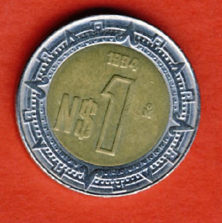  Mexiko 1 Peso 1994   