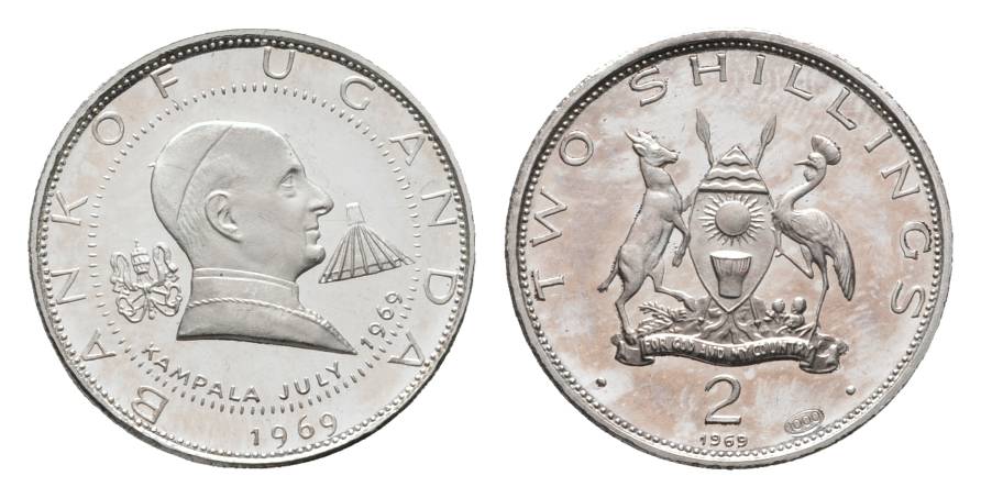  Uganda, 2 Shillings 1969   