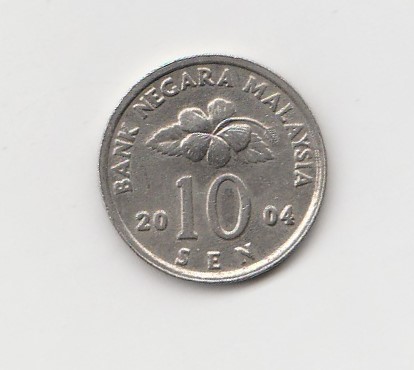  10 Sen Malaysia 2004 (I063)   