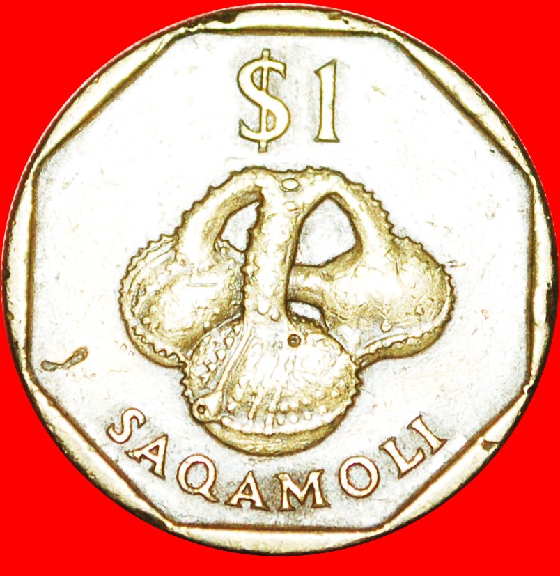  √ FLASCHE SAQAMOLI: FIJI ★ 1. DOLLAR 1995!   
