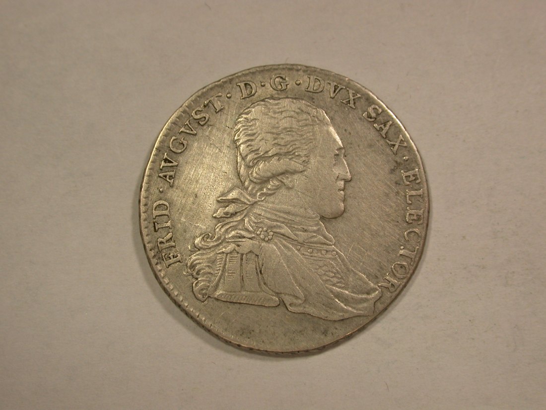  C03 Sachsen Silber 1/3 Taler 1797 in ss+  Orginalbilder   