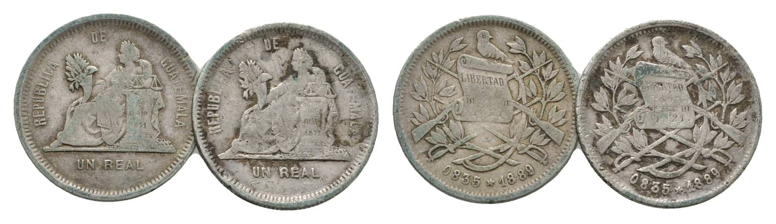  Guatemala, 1 Real, 1889   