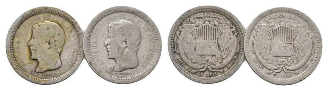  Guatemala, 1 Real 1868/69   