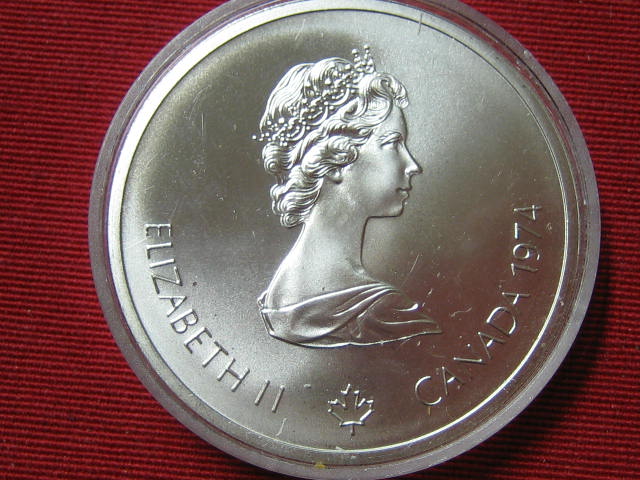  Kanada 10 Dollar Olympia Montreal 1976 Silber   