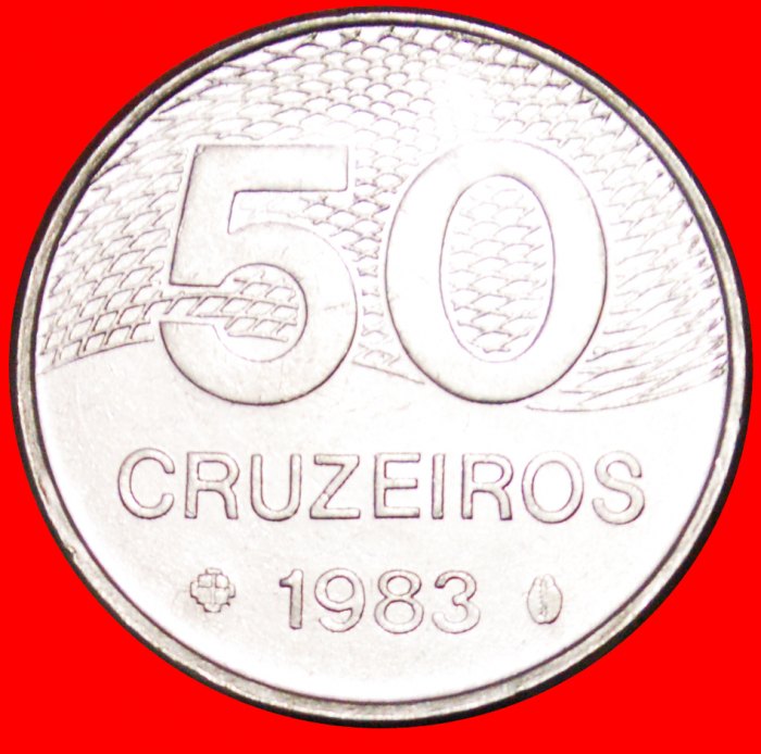  √ MAP* BRAZIL ★ 50 CRUZEIROS 1983! LOW START ★ NO RESERVE!   
