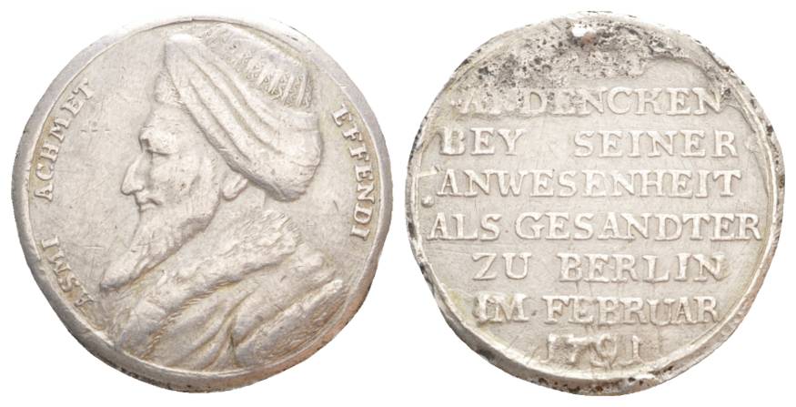  Medaille 1791, AG Ø= 29mm, 6,49g   