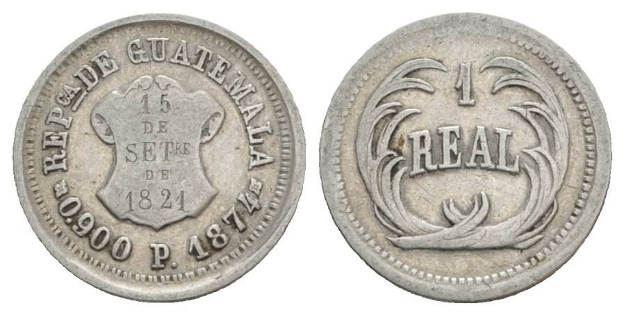  Guatemala, Real, 1874   