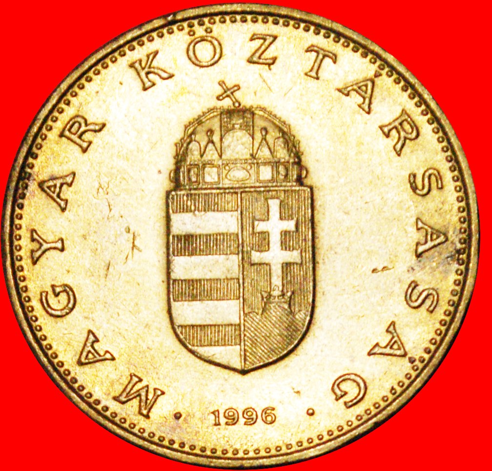  √ YELLOW TYPE (1992-1998): HUNGARY ★ 100 FORINT 1996 MINT LUSTER! LOW START ★ NO RESERVE!   