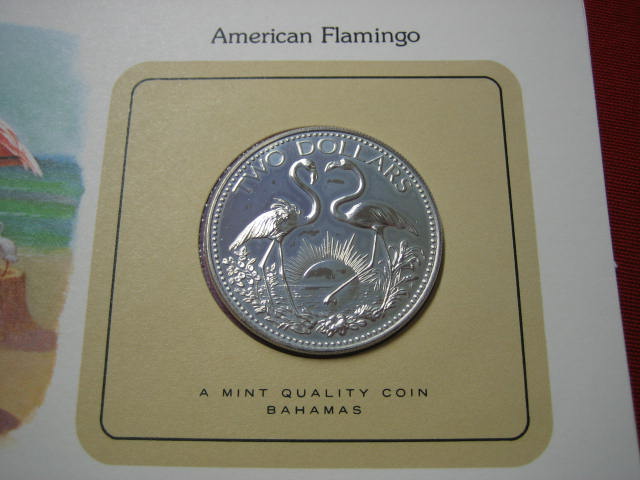  Bird Coins of the World Flamingo Auflage nur 300 Stück!   