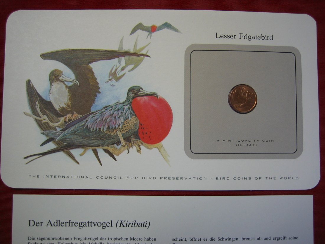  Bird Coins of the World Adlerfregattvogel   