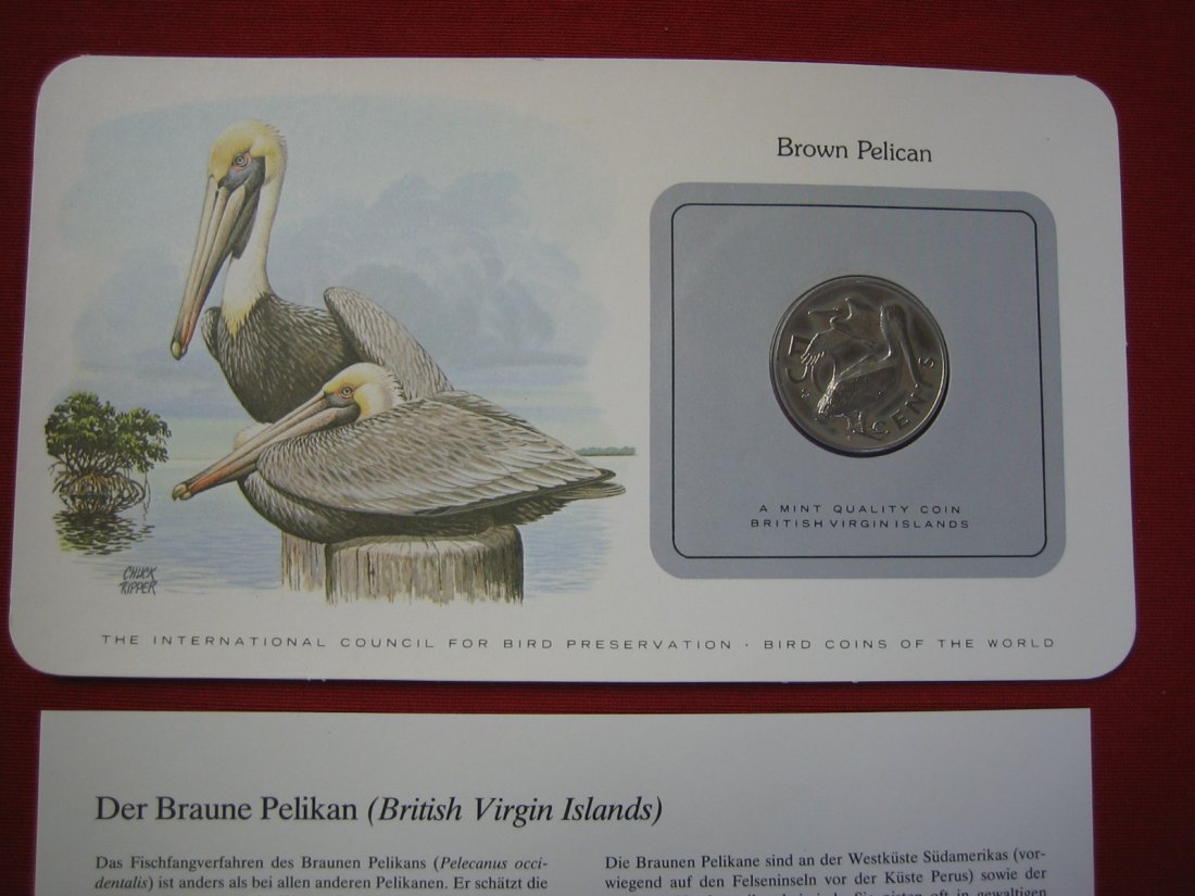  Bird Coins of the World Pelikan   