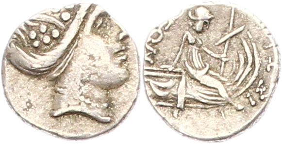  0178 Griechen Euboia Hisitaia Obol ca. 250 v. Chr.   
