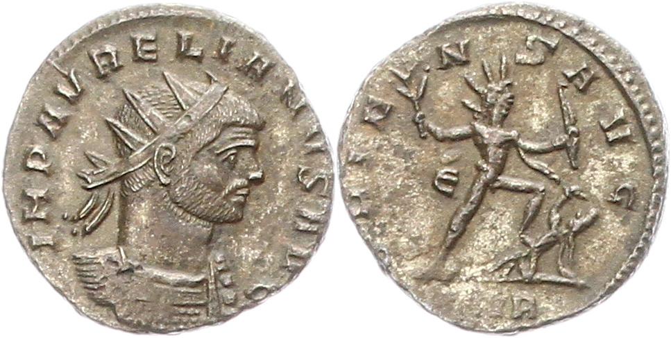  0190 Römer Kaiserzeit Aurelian AE Antoninian Oriens AUG   