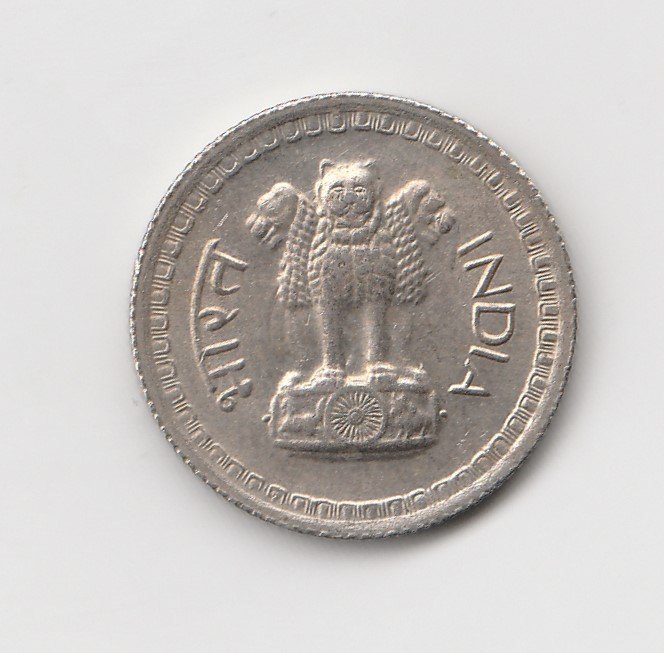  25 Paise Indien 1974 mit Raute unter der Jahreszahl   (I329)   