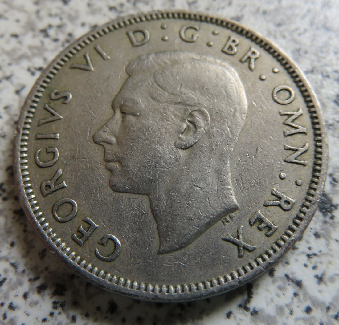  Großbritannien One Florin / Two Shillings 1951   