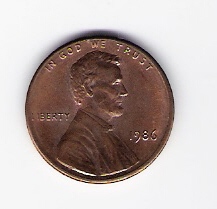 USA ohne Mzz. 1 Cent 1986 siehe Bild