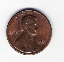 USA ohne Mzz. 1 Cent 1984 siehe Bild