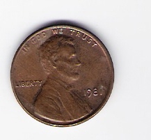 USA ohne Mzz. 1 Cent 1981 siehe Bild
