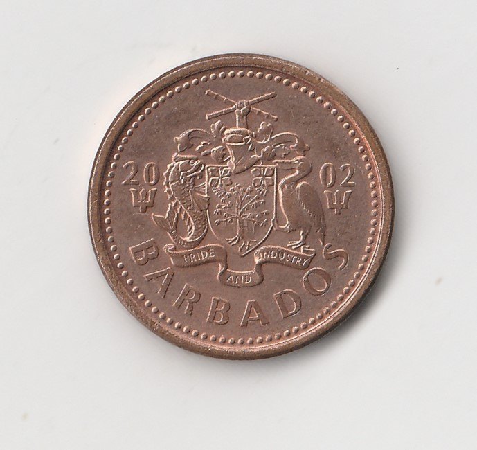  1 Cent Barbados 2002 (I629)   