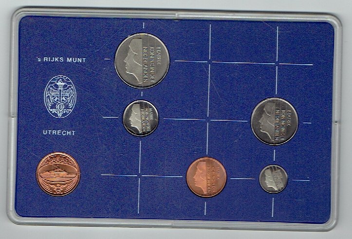  Kursmünzensatz Niederlande 1984 in F.D.C. (k599)   