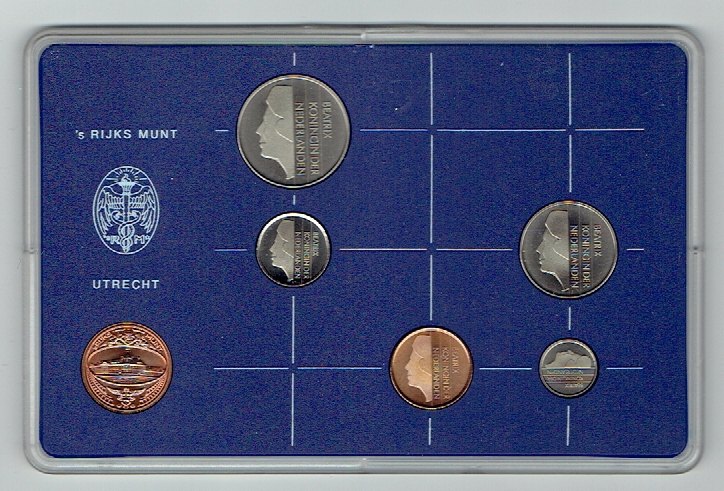  Kursmünzensatz Niederlande 1982 in F.D.C. (k606)   