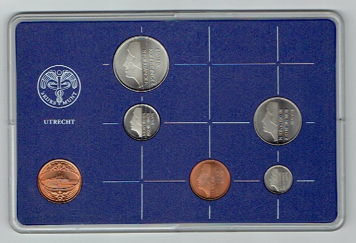  Kursmünzensatz Niederlande 1985 in F.D.C. (k610)   