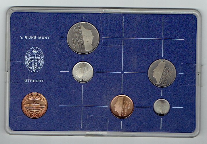  Kursmünzensatz Niederlande 1982in F.D.C. (k631)   