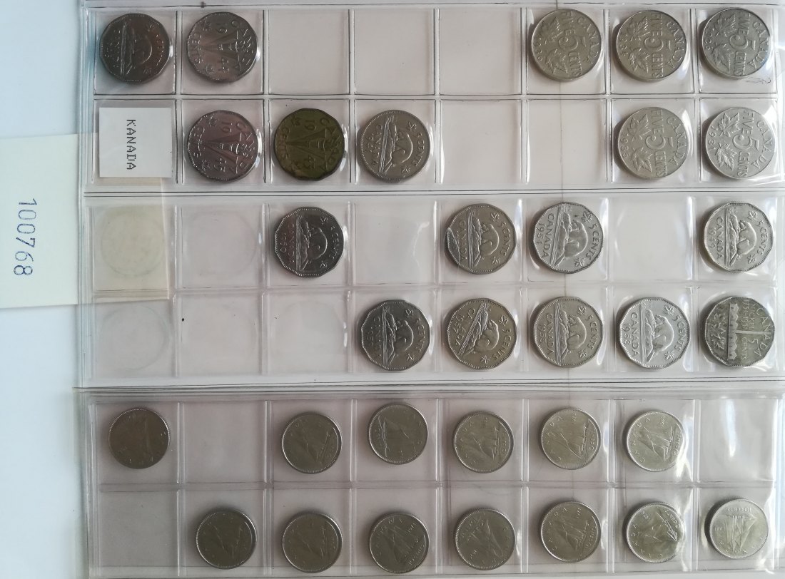  Canada, 32 Kleinmünzen   