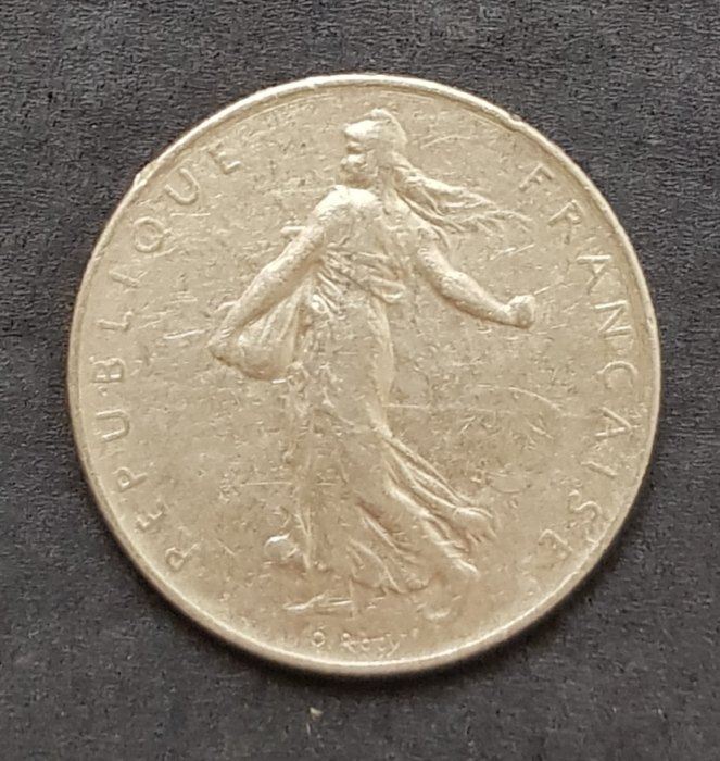  Frankreich 1 Franc 1968  #354   