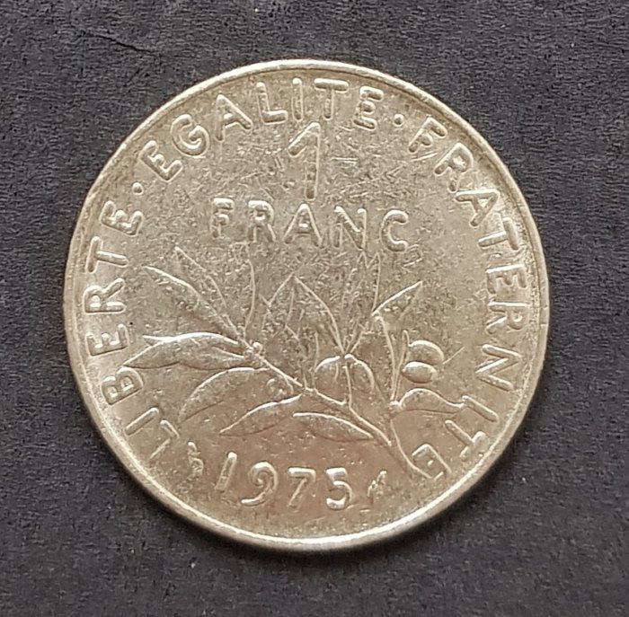  Frankreich 1 Franc 1975  #354   