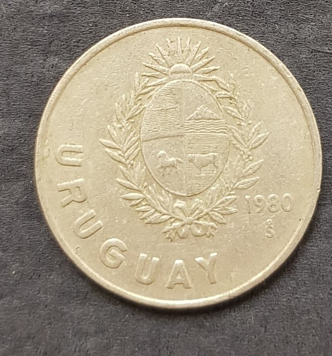  Uruguay 1 Peso 1980 #546   