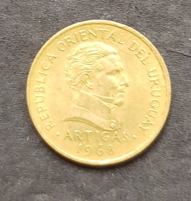  Uruguay 1 Peso 1968 #546   