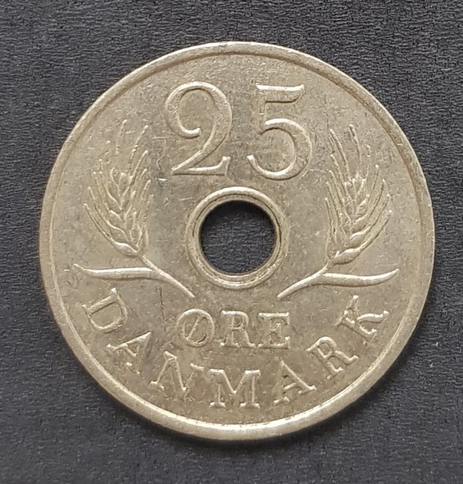  Dänemark 25 Ore 1972  #544   