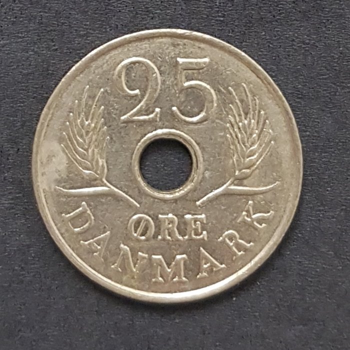  Dänemark 25 Ore 1967 #544   