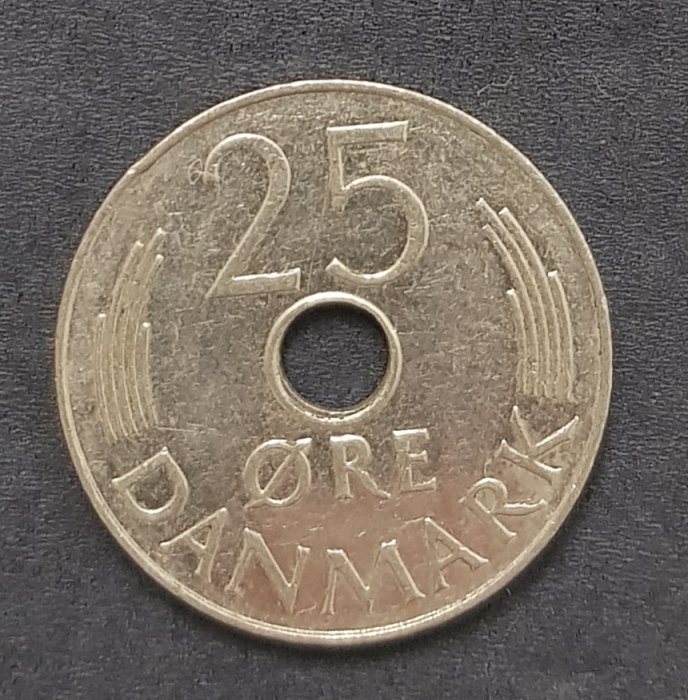  Dänemark 25 Ore 1976 #544   