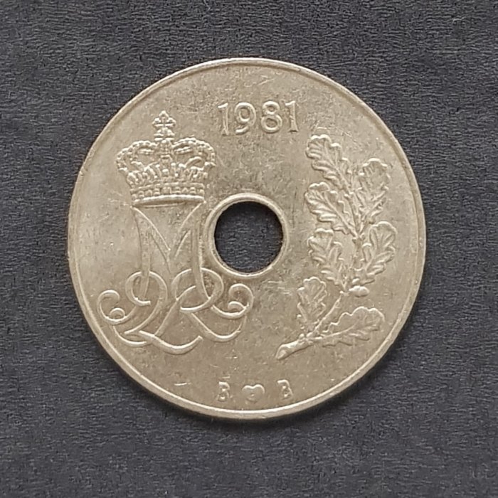  Dänemark 25 Ore 1981 #544   