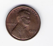  USA 1 Cent 1973 ohne Mzz. Bro Schön Nr.202   