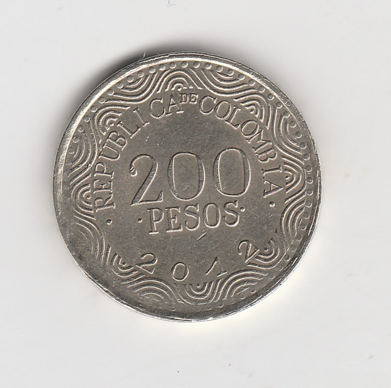 200 Pesos Kolumbien 2012  (I744)   