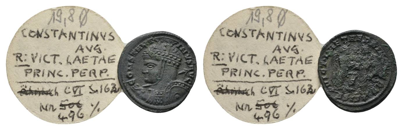  Antike, Römisches Kaiserreich, Kleinbronze; 3,63 g, Ø 19 mm   