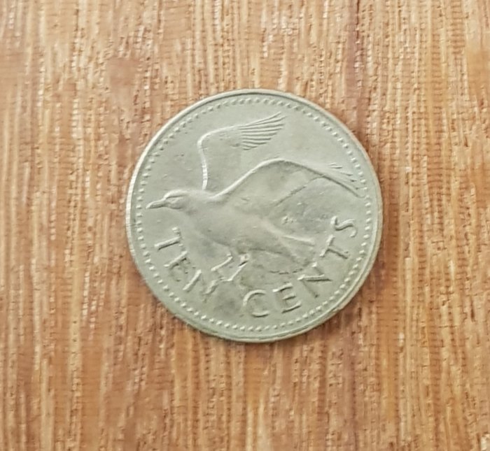  Barbados 10 Cents 1973 #560   