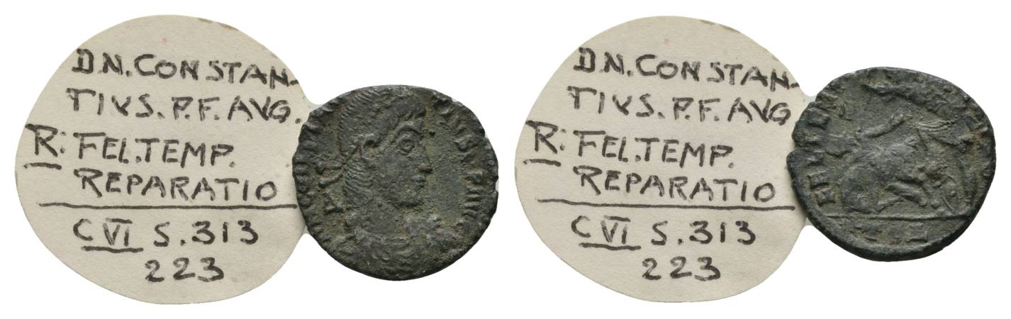  Antike, Römisches Kaiserreich, Kleinbronze; 3,52 g, Ø 20 mm   