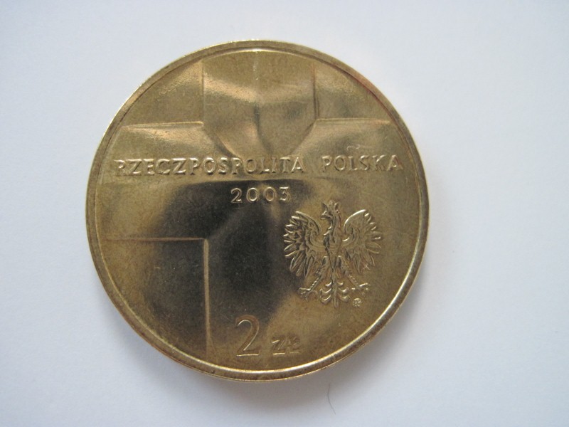  Polen 2 Zloty 2003 Papst Johannes Paul II unzirkuliert Zertifikat   