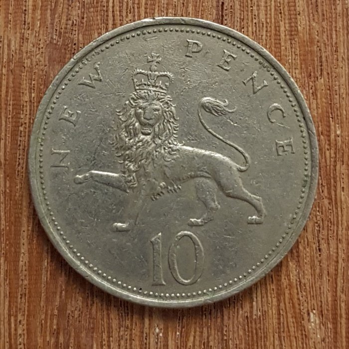  Großbritannien 10 Pence 1969 #565   