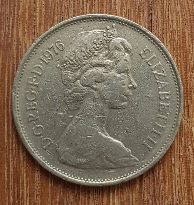  Großbritannien 10 Pence 1976 #565   
