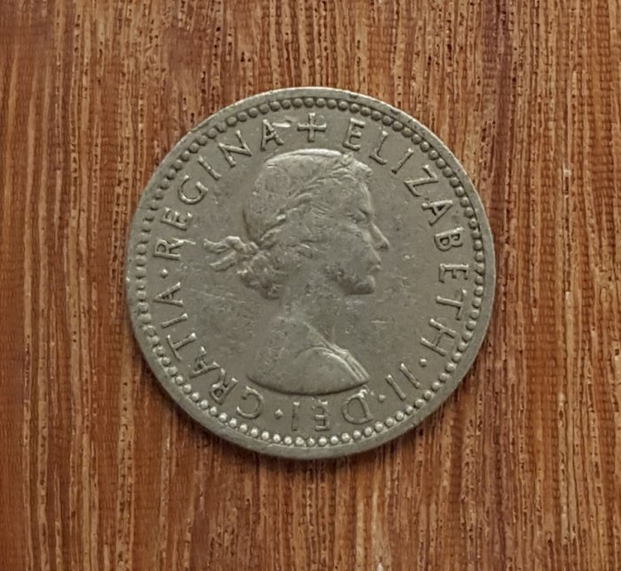  Großbritannien 6 Pence 1955 #565   