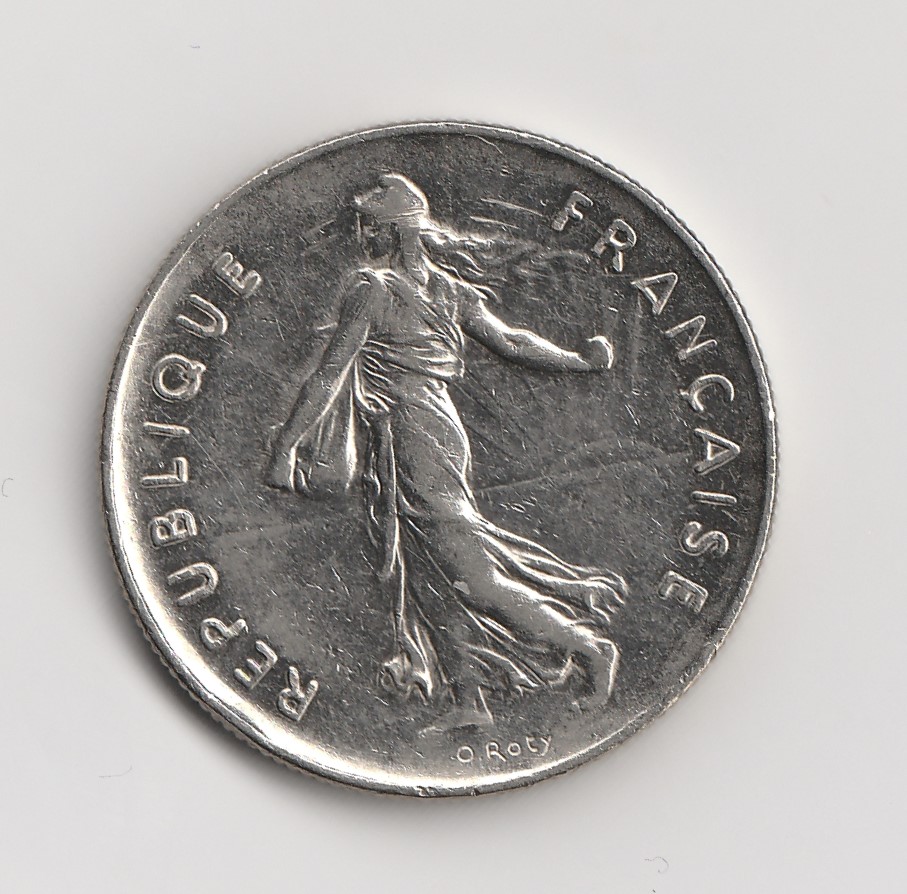  5 Francs Frankreich 1990  (I779)   