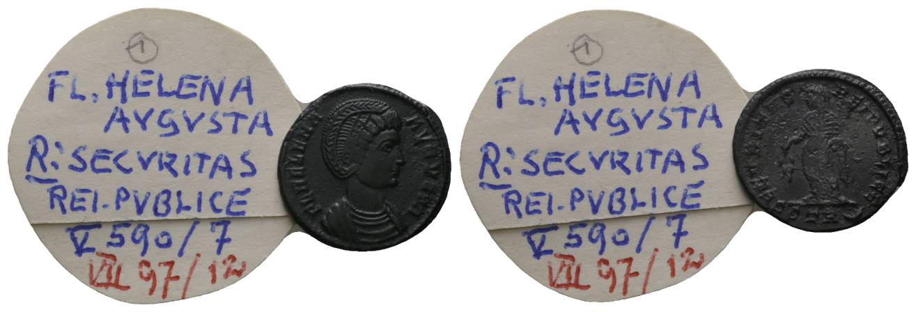  Antike, Römisches Kaiserreich, Kleinbronze; 2,34 g, Ø 18 mm   