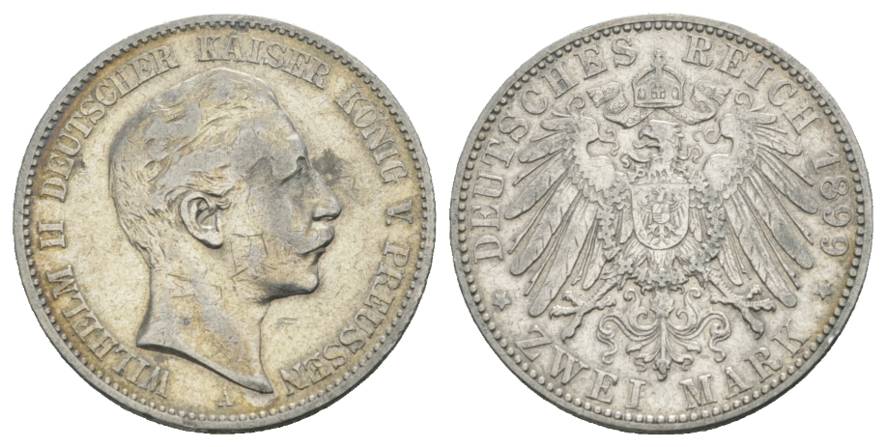  Preußen, 2 Mark 1899   
